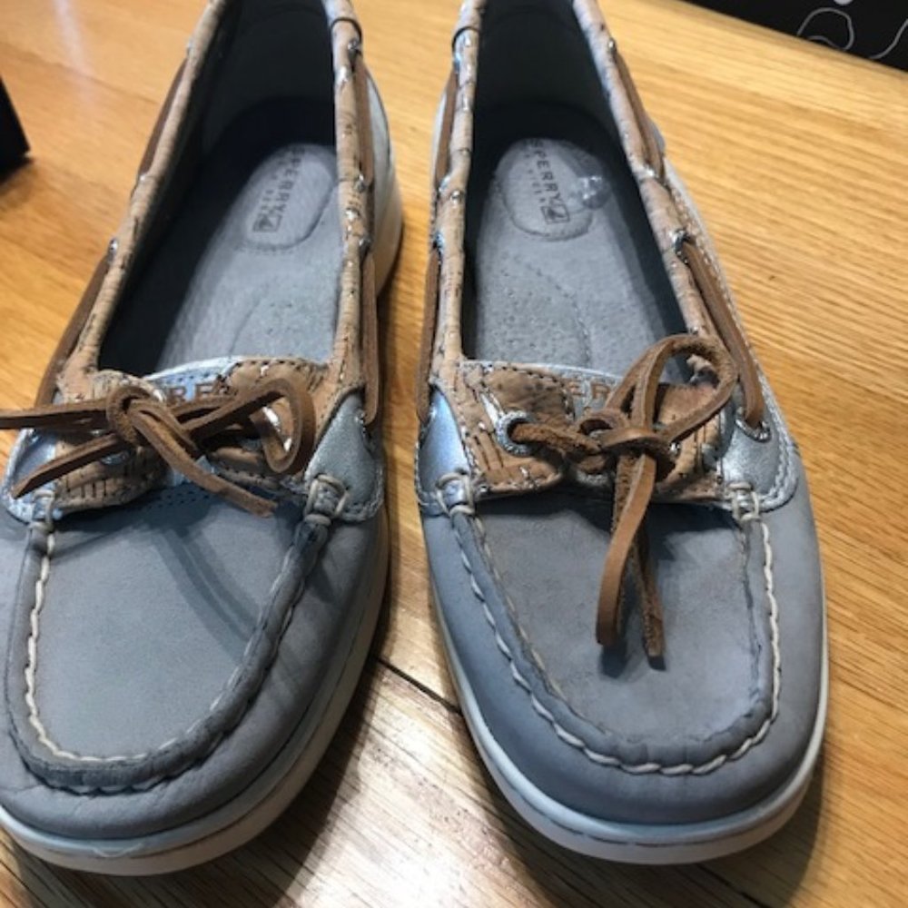 Sperry Top Sider Angelfish Grey/Slv Cork 7M